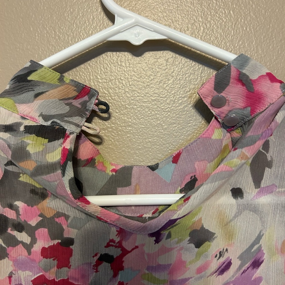 Multicolor Abstract Print Top - Picture 5 of 5